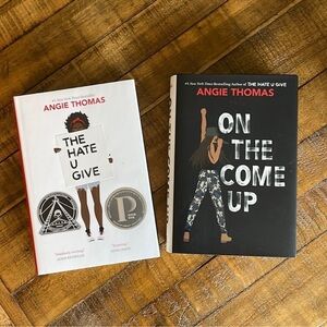 The Hate U Give & On the Come Up by Angie Thomas – Hardcover Set (Gently Used)